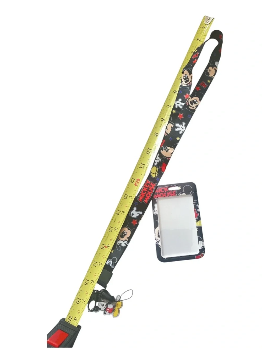 New Mouse Multicolor Lanyard with Card Holder and Charm